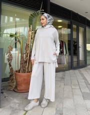 plaza oysho takım gri