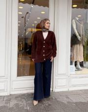 bol paça denim pantolon lacivert 3