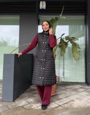 yazsu kapitone yelek siyah