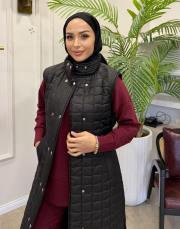 yazsu kapitone yelek siyah 3