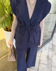 yelek pantolon takım lacivert 4