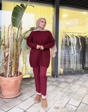 simli basic kazak bordo 4