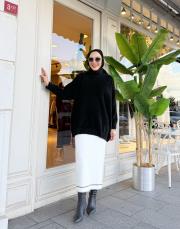 peluş kazak siyah 2