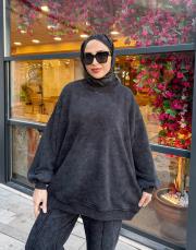 oversize sweat siyah 2