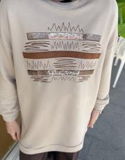 darla payetli üç iplik sweat bej 5