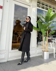 kapitone broş detay kaşe siyah 2