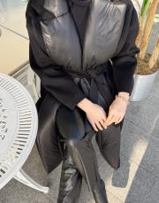 kapitone broş detay kaşe siyah 7