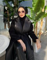 kapitone broş detay kaşe siyah 9