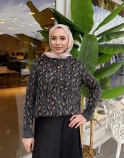 leopar desen kazak füme leopar 2