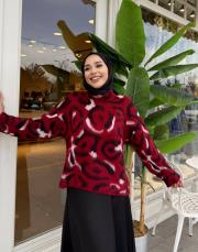 boğazlı siyah detay kırmızı-beyaz 3