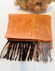 sky kaşmir omuz şalı turuncu