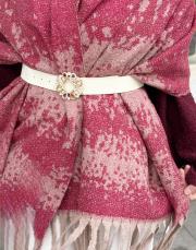 sky kaşmir omuz şalı bej-kırmızı 3