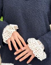 triko örme kolluk ekru 2