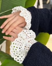 triko örme kolluk ekru 4