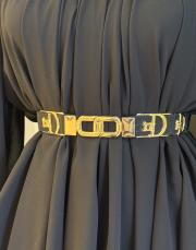 gold d tokalı lastikli kemer siyah 2