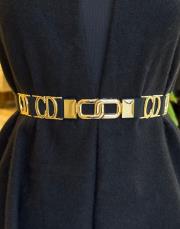 gold cd tokalı lastikli kemer siyah 2