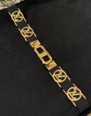 gold lv  tokalı lastikli kemer siyah 2