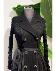 ithal ceket elbise siyah 2