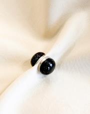 mina simli eşarp şal mıknatısı siyah