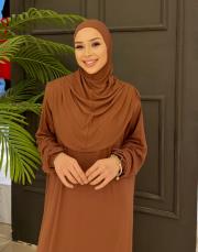 süprem şalı birleşik namaz elbisesi taba 2