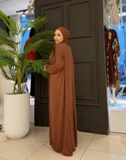 süprem şalı birleşik namaz elbisesi taba 5