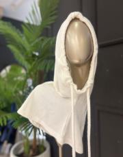 ince peluş balaklava beyaz 2