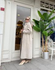 ithal broş detay angora bej 2