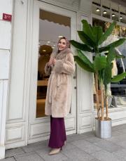 kol ve yaka detay angora kaban bej 2