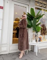 deri kemer detay kürk kaban kahve 2