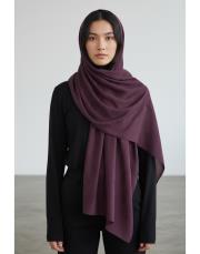 native desenli şal vişne