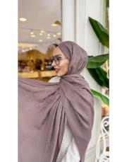 native desenli şal toz pembe 3