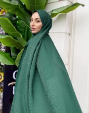 pera halka desenli şal yeşil 3