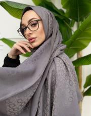 pera halka desenli şal antrasit 3