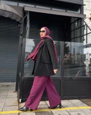 marika kaşe blazer ceket siyah 3