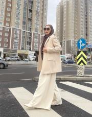 marika kaşe blazer ceket bej 4