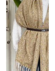 keta desenli omuz şalı yağ yeşili 2