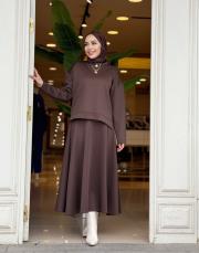 velora scuba etek kahve