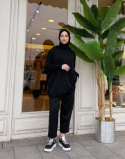 scuba pantolon siyah 2