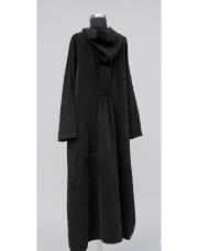 kapüşonlu cep detay kap siyah 2