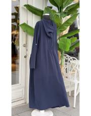 kapüşonlu cep detay kap lacivert 2