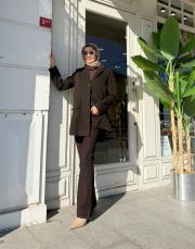 likralı ispanyol jean kahve 2