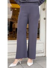 bol paça triko pantolon antrasit