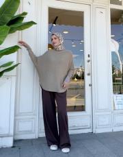 triko fakir kol kazak koyu bej 4