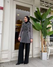 kaşe detay şişme mont antrasit 4