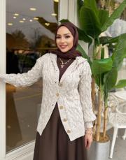 kapüşonlu örgü hurka taş 2