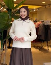 boğazlı angora kısa kazak taş 2