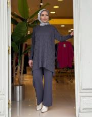 triko tunik antrasit