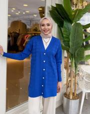 inci düğmeli triko hırka saks 2