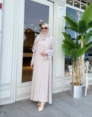 ithal yanları taşlı ferace vizon 3