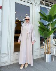 ithal yanları taşlı ferace vizon 4